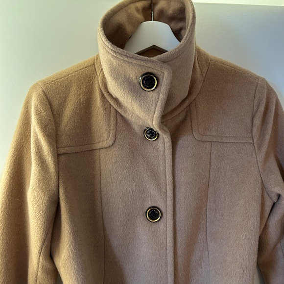 Karl Lagerfeld Wool-Blend Coat - Picture 4 of 9